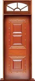 mediterranean: single door +  two sidelights