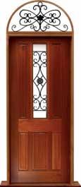 paddington with ironwork: double door +  two sidelights