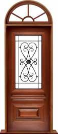 sovereign iron: single door +  two sidelights